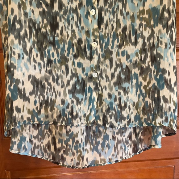 Quintessential Blouse - Button Down - Sleeveless - Sheer - Picture 4 of 7